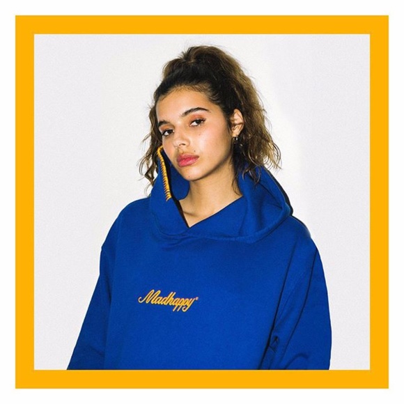 Madhappy | Tops | Madhappy Classic Blue Sweatshirt Addison Rae | Poshmark